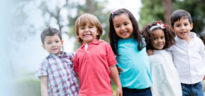 happy group of kids